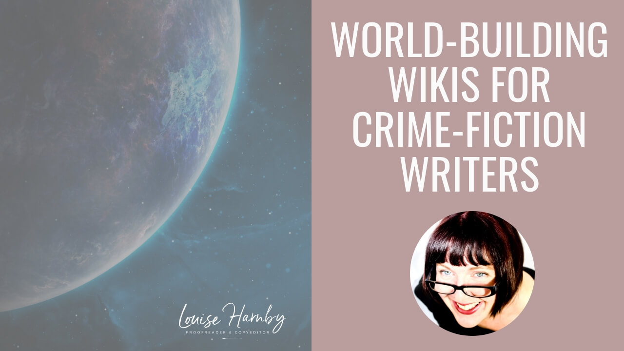 World-building wikis for crime writers