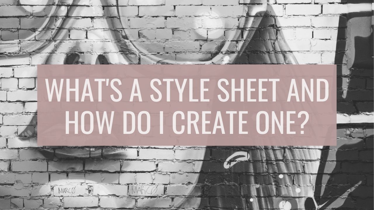 How to create a style sheet: Harnby