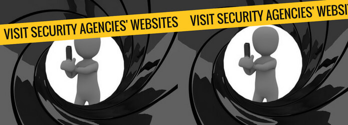 Security agency websites