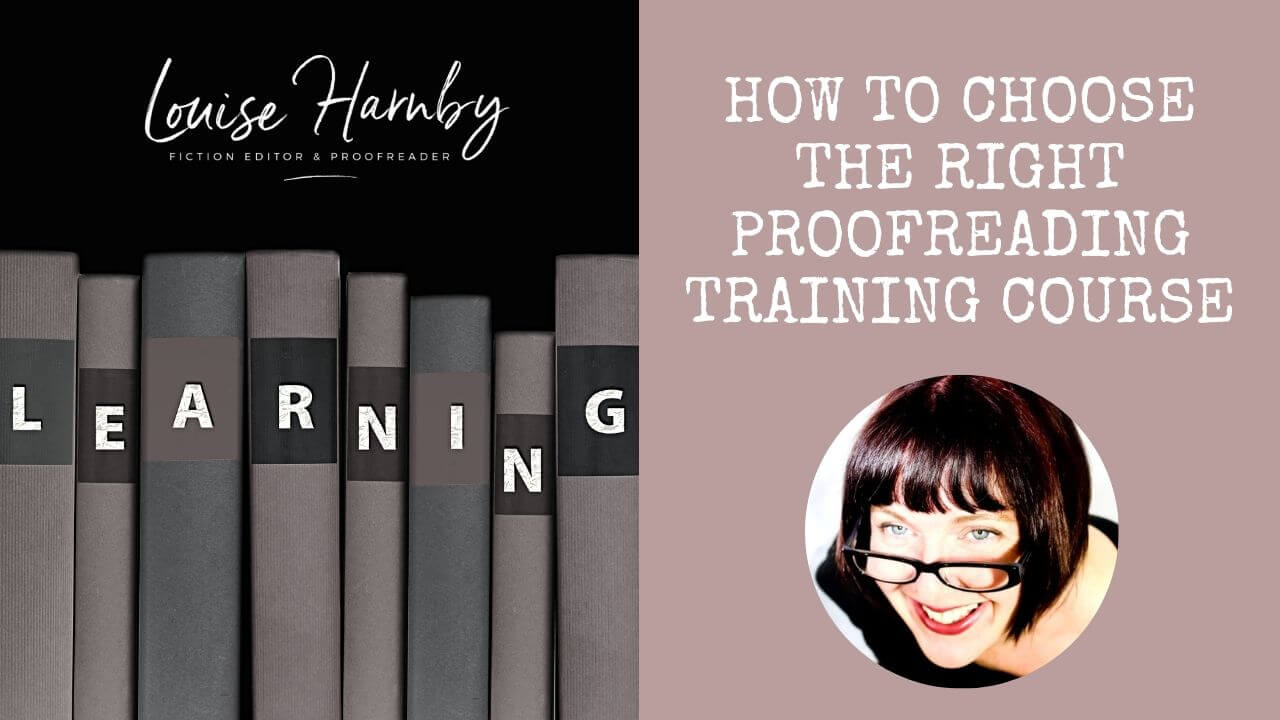Training advice for proofreaders