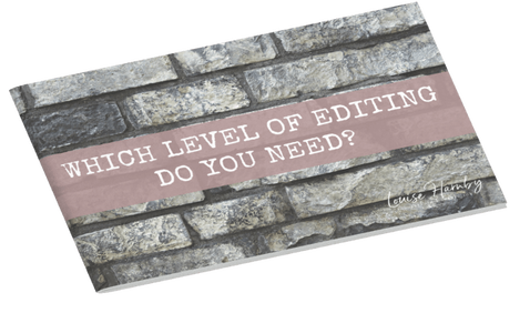 The different levels of editing. A potted guide