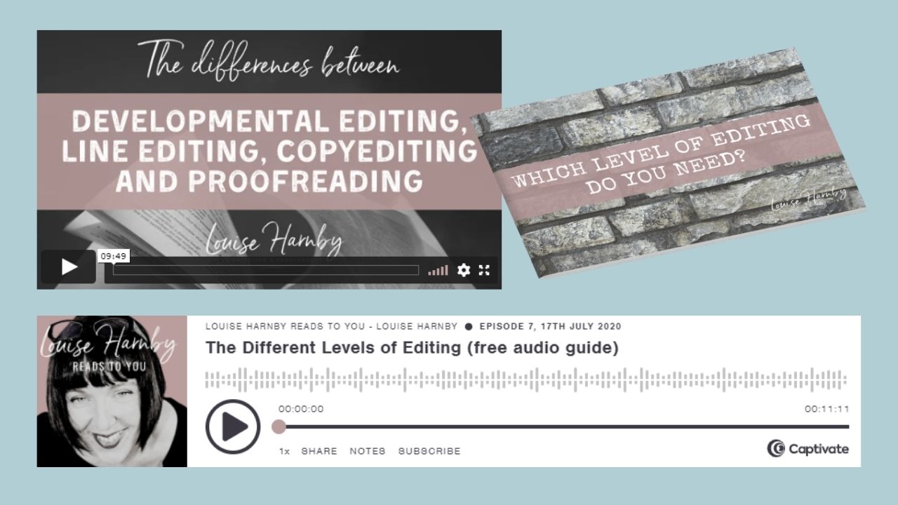 Resources about the different levels of editing
