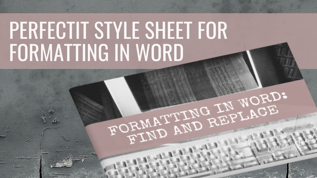 PerfectIt style sheet for The Author's Proofreading Companion