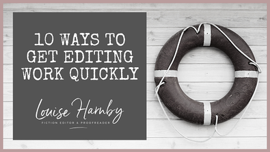 Webinar: 10 Ways to Get Editing Work Quickly