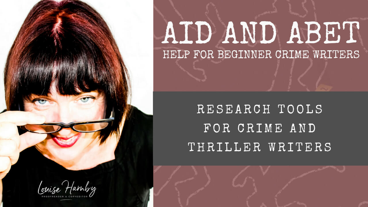 Research tools for crime writers