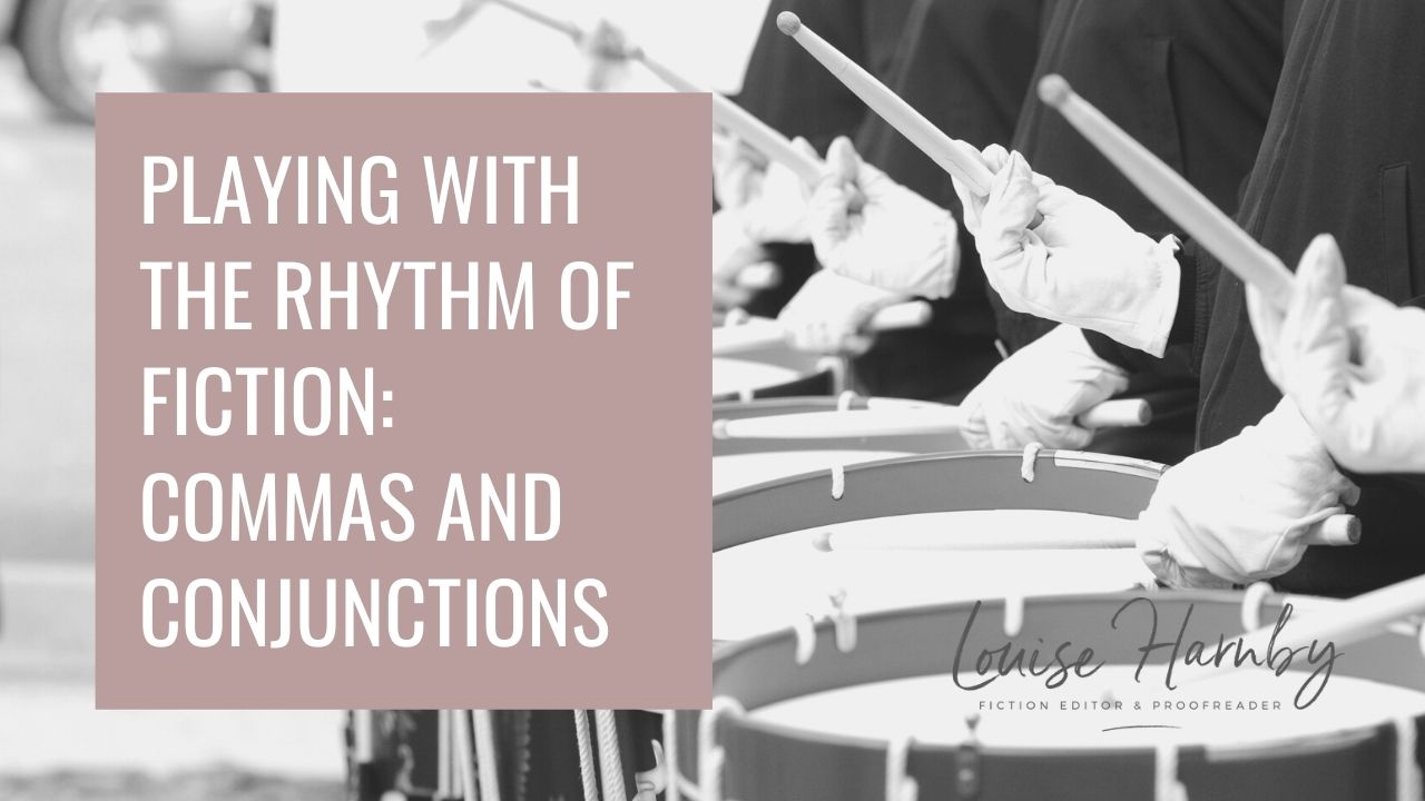 Playing with the rhythm of fiction: commas and conjunctions