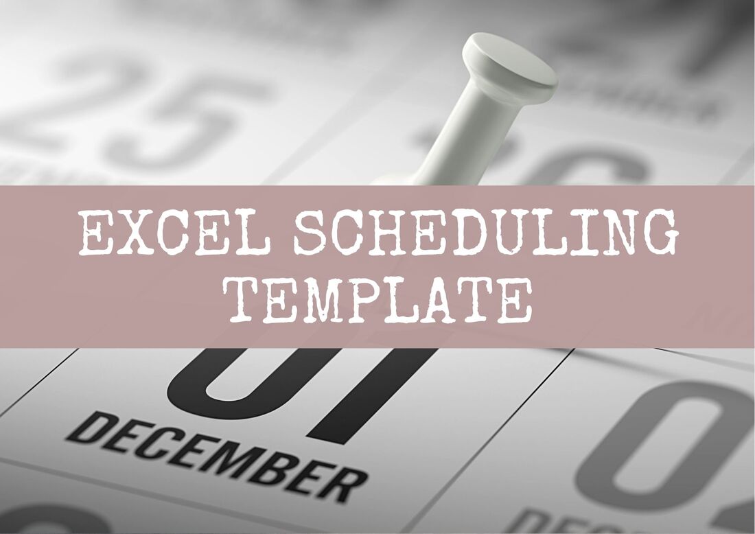 Free scheduling template